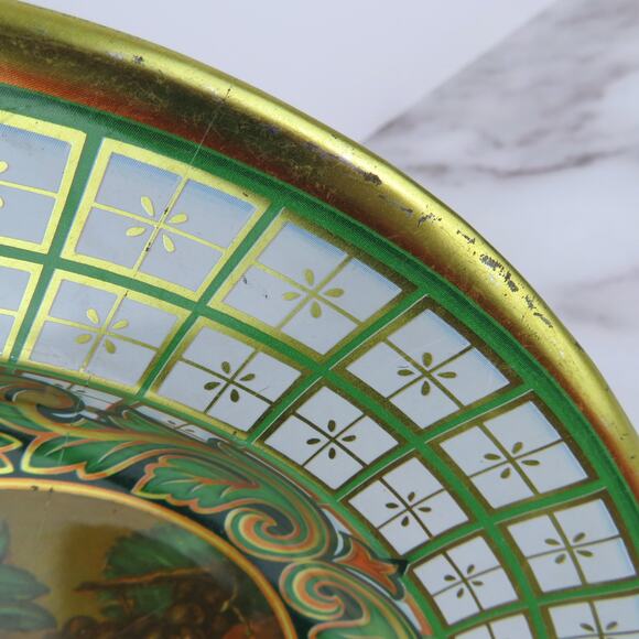 Vintage Daher Decorated Ware Tin Tray Floral Fruit Still Life Made in England - Picture 8 of 12